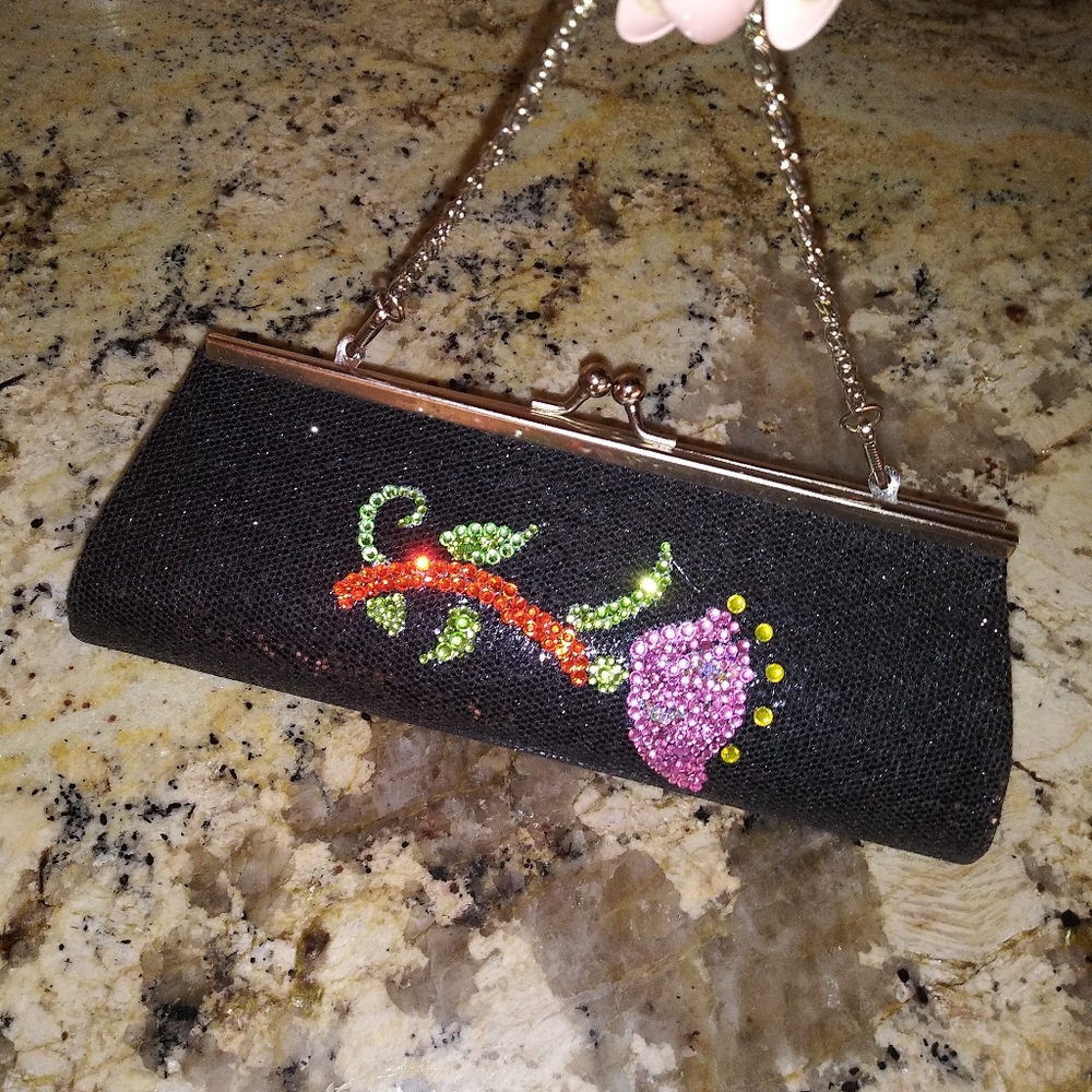 Black evening purse/clutch